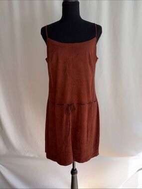 Max Studio Terracotta Slip Dress